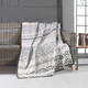 Au-Nat Nordic Design Luxury Fleece Reversible Blanket Throw