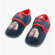 Avengers Navy Fleece Ankle Bootie Slippers