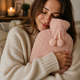 Pink Teddy Fleece 2L Hot Water Bottle