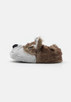 Brown Wolf Faux Fur 3D Novelty Slippers