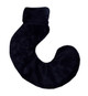 Navy Cuddlesoft Fleece Neck Warmer Curved Hot Water Bottle