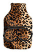 Leopard Faux Fur 2L Hot Water Bottle & Eye Mask Gift Set
