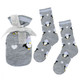 Grey Penguins Socks in Matching Gift Bag