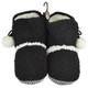 Black Teddy Fleece Pompom Slipper Boots
