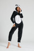 Panda 3D Novelty Hood Fleece Onesie