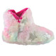 Rainbow Stars Faux Fur Slipper Boots