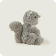 Grey Squirrel Cozy Plush Microwavable Toy