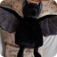 Black Bat Cozy Plush Microwavable Toy