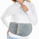 Grey Teddy Fleece Hot Water Bottle Body Wrap