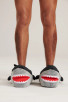 Black Shark Plush Fleece 3D Novelty Slippers