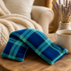 Blackwatch Check Fleece Lavender Wheat Bag