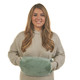 Green Fleece 3 in 1 Hot Water Bottle Body Wrap