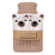 Beige Hot Water Bottle & Polar Bear Socks Set