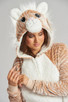 Tiger Luxury Fleece Novelty Hood Onesie