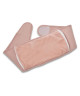 Plain Blush Fleece Hot Water Bottle Body Wrap