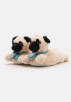 Pug with Scarf 3D Novelty Slippers