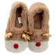 Reindeer Faux Fur Heat Pack Slippers
