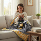 Bee Happy Design Luxury Fleece Blanket 150x200cm