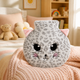 Pretty Kitty 800ml Circular Hot Water Bottle