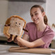 Cozy Plush Bread Loaf Microwavable Toy
