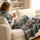 Nordic Winter Design Luxury Fleece Blanket 150x200cm