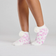 Lilac Leopard Twin Pack Cosy Socks