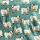 Highland Cows Flannel Fleece Throw 120x150cm Highland Cows Flannel Fleece Throw 120x150cm