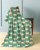 Highland Cows Flannel Fleece Throw 120x150cm