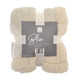 Vanilla Autumn Bliss Sherpa Back Plush Throw 120x150cm
