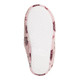 Pink Stars Jacquard Faux Fur Mule Slippers