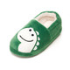 Kids Green Applique Dinosaur Full Shoe Slippers Kids Green Applique Dinosaur Full Shoe Slippers