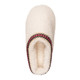 Cream Borg Fleece Chunky Sole Mule Slippers Cream Borg Fleece Chunky Sole Mule Slippers