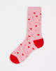 Candy Cane Twin Pack Socks in Matching Gift Bag