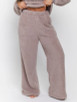 Mink Borg Jumper & Wide Leg Bottom Twosie