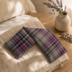 Plum Tartan Check Cotton Lavender Wheat Bag