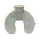 Grey Faux Fur Neck Warmer Hot Water Bottle  Grey Faux Fur Neck Warmer Hot Water Bottle