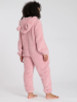 Blush Pink Large Teddy Ears Sherpa Onesie