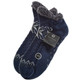 Navy Fair Isle Chunky Knit Low Cut Slipper Socks