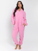 Hot Pink Large Teddy Ears Sherpa Onesie