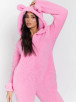 Hot Pink Large Teddy Ears Sherpa Onesie