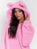 Hot Pink Large Teddy Ears Sherpa Onesie