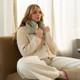 Sage Green Waffle Jersey Unscented Warming Scarf