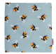 Bumble Bees Cotton Square Lavender Wheat Pad