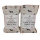 Dogs & Bones Duo Wheat Bag: Lavender/Unscented 