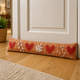 Rustic Autumn Hearts Draught Excluder