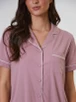 Loungeable Slumber Dusky Pink Rib Jersey Long Pyjama Set