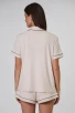 Loungeable Doze Vanilla Rib Jersey Short Pyjama Set