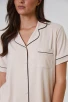 Loungeable Doze Vanilla Rib Jersey Short Pyjama Set