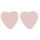 Sophia Layers Pink Faux Fur Heart Handwarmers