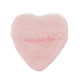 Sophia Layers Pink Faux Fur Heart Handwarmers